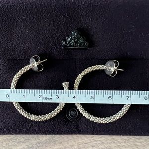 LAGOS Designer Earrings SIGNATURE CAVIAR
Large Caviar Hoop Earrings